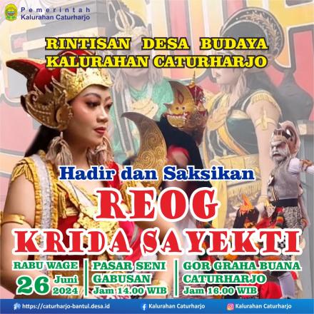 Pentas Reog Kridha Sayekti