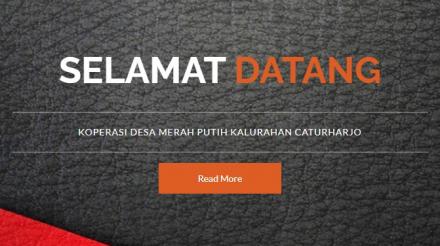 Website KDMP Kalurahan Caturharjo
